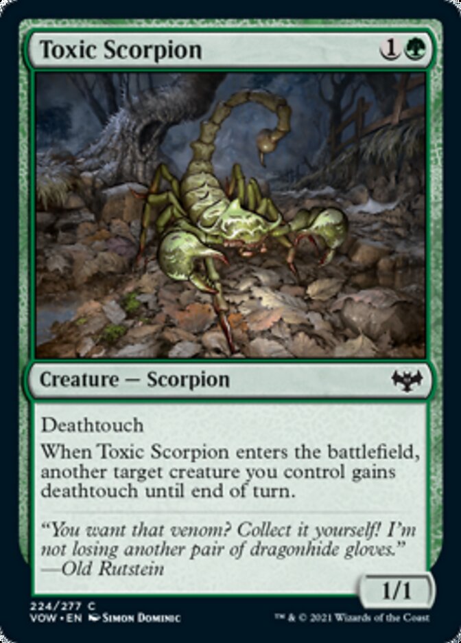 Toxic Scorpion [Innistrad: Crimson Vow] | Good Games Modbury