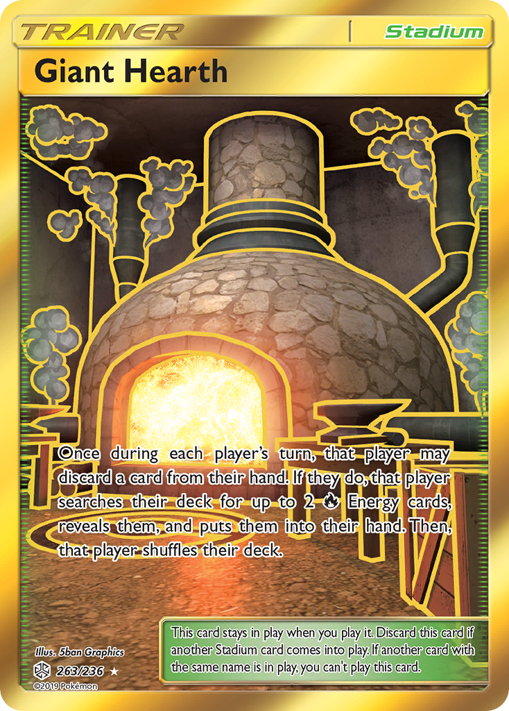 Giant Hearth (263/236) [Sun & Moon: Cosmic Eclipse] | Good Games Modbury