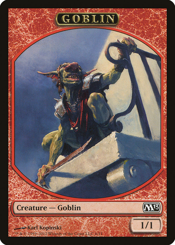 Goblin Token [Magic 2013 Tokens] | Good Games Modbury