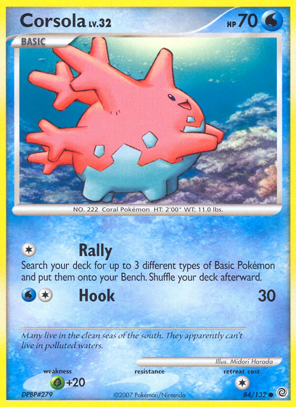 Corsola (84/132) [Diamond & Pearl: Secret Wonders] | Good Games Modbury