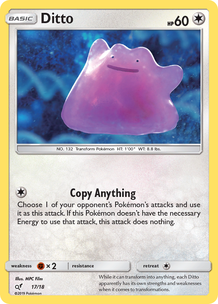 Ditto (17/18) [Sun & Moon: Detective Pikachu] | Good Games Modbury