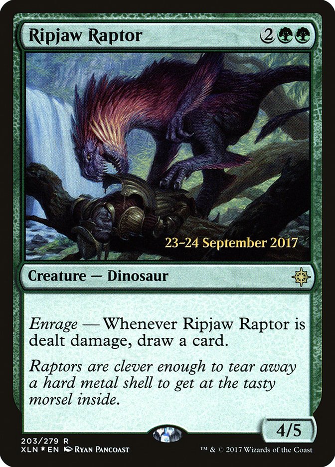 Ripjaw Raptor [Ixalan Prerelease Promos] | Good Games Modbury