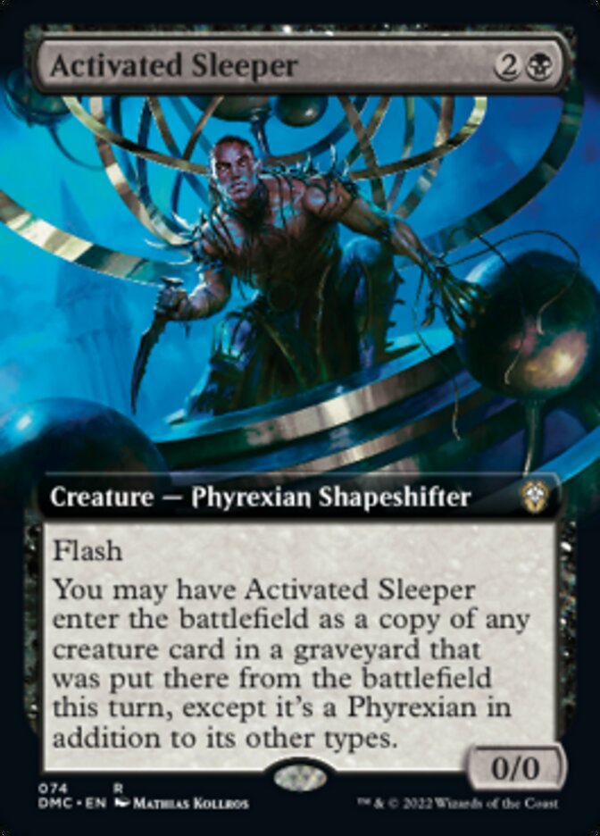 Activated Sleeper (Extended Art) [Dominaria United Commander] | Good Games Modbury