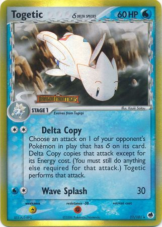 Togetic (11/101) (Delta Species) (Stamped) [EX: Dragon Frontiers] | Good Games Modbury