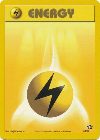 Lightning Energy (109/111) [Neo Genesis Unlimited] | Good Games Modbury