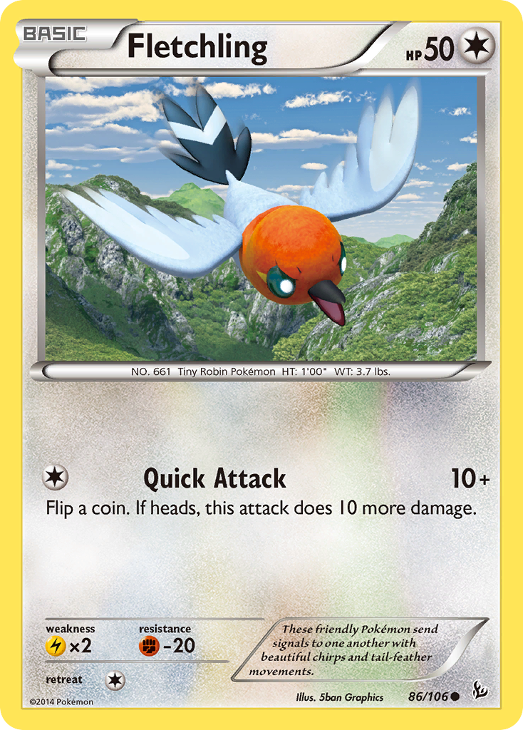 Fletchling (86/106) [XY: Flashfire] | Good Games Modbury