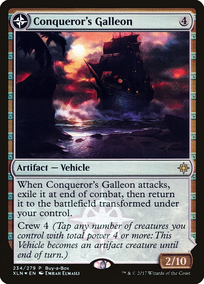 Conqueror's Galleon // Conqueror's Foothold (Buy-A-Box) [Ixalan Treasure Chest] | Good Games Modbury