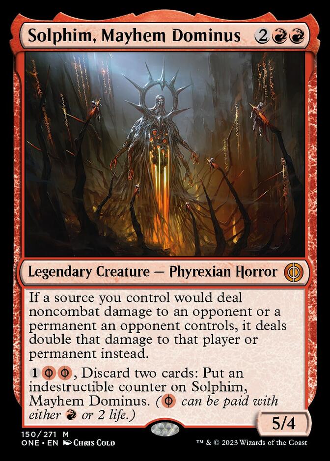 Solphim, Mayhem Dominus [Phyrexia: All Will Be One] | Good Games Modbury