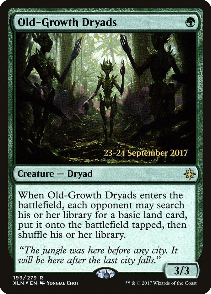 Old-Growth Dryads [Ixalan Prerelease Promos] | Good Games Modbury