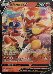 Infernape V (SWSH252) (Jumbo Card) [Sword & Shield: Black Star Promos] | Good Games Modbury