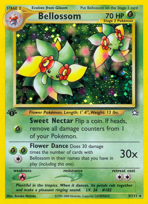 Bellossom (3/111) [Neo Genesis 1st Edition] | Good Games Modbury