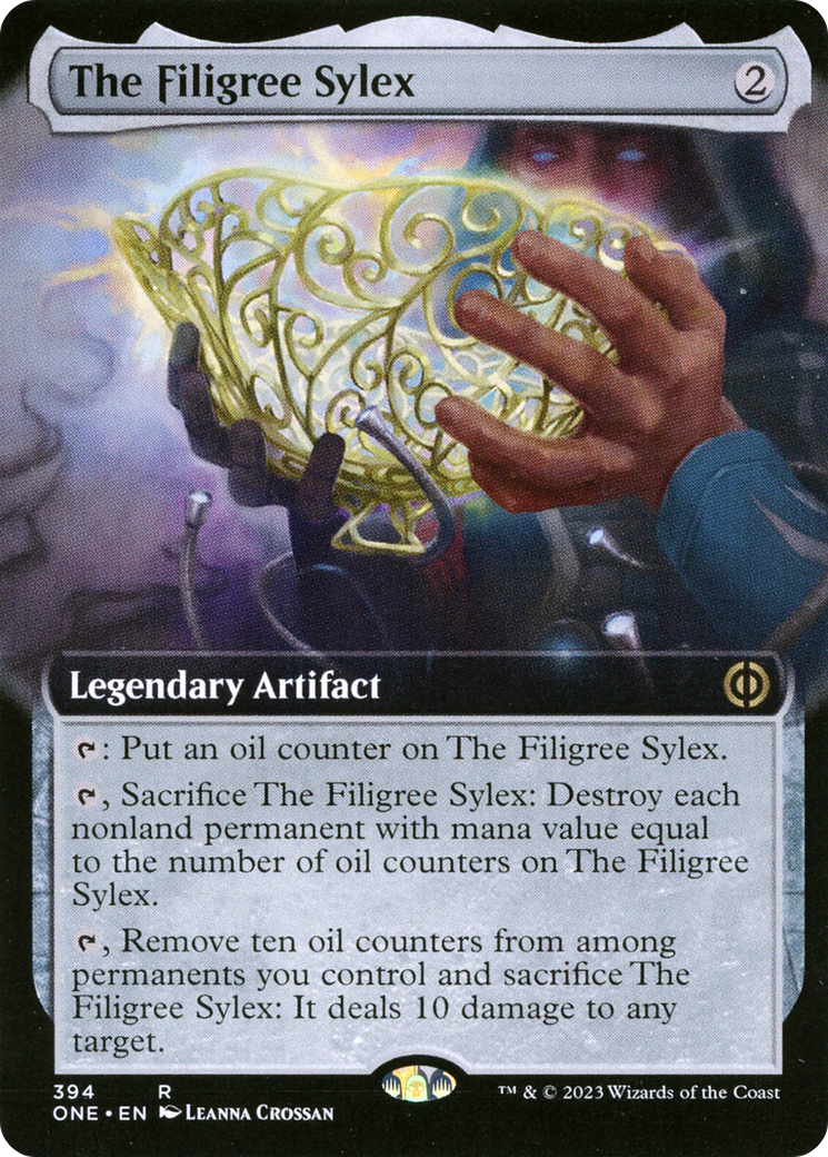 The Filigree Sylex (Extended Art) [Phyrexia: All Will Be One] | Good Games Modbury