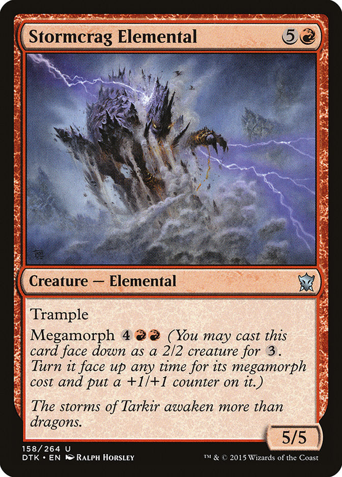 Stormcrag Elemental [Dragons of Tarkir] | Good Games Modbury