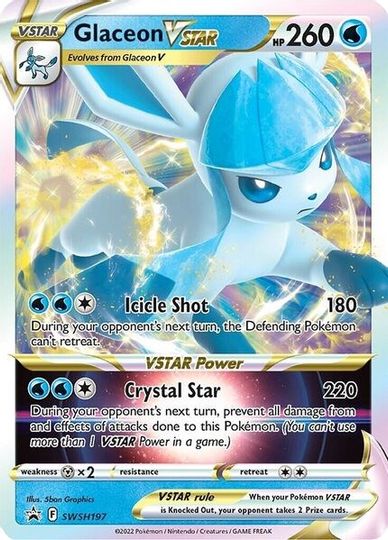 Glaceon VSTAR (SWSH197) (Jumbo Card) [Sword & Shield: Black Star Promos] | Good Games Modbury