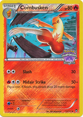 Combusken (13/111) (States Championship Promo) [XY: Furious Fists] | Good Games Modbury